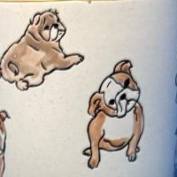 NEW  GORGEOUS & ADORABLE ENGLISH BULLDOG " DOG MOM " 21 OZ / 21 OUNCES MUG / CUP - Picture 2 of 16